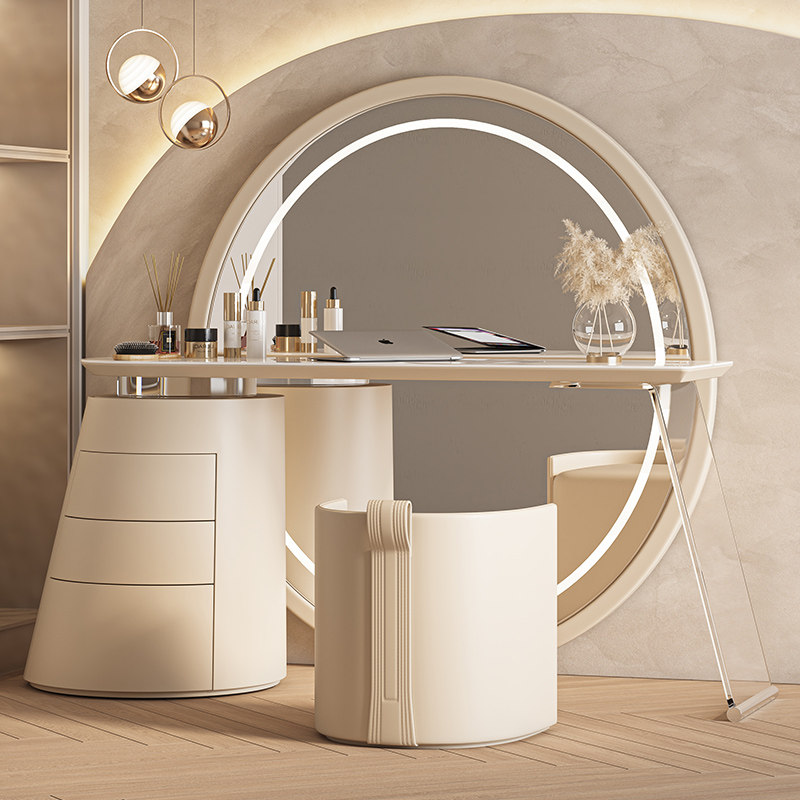 Beauty Makeup Vanity Set - Mesa de Maquiagem Nórdica Moderna: Conjunto