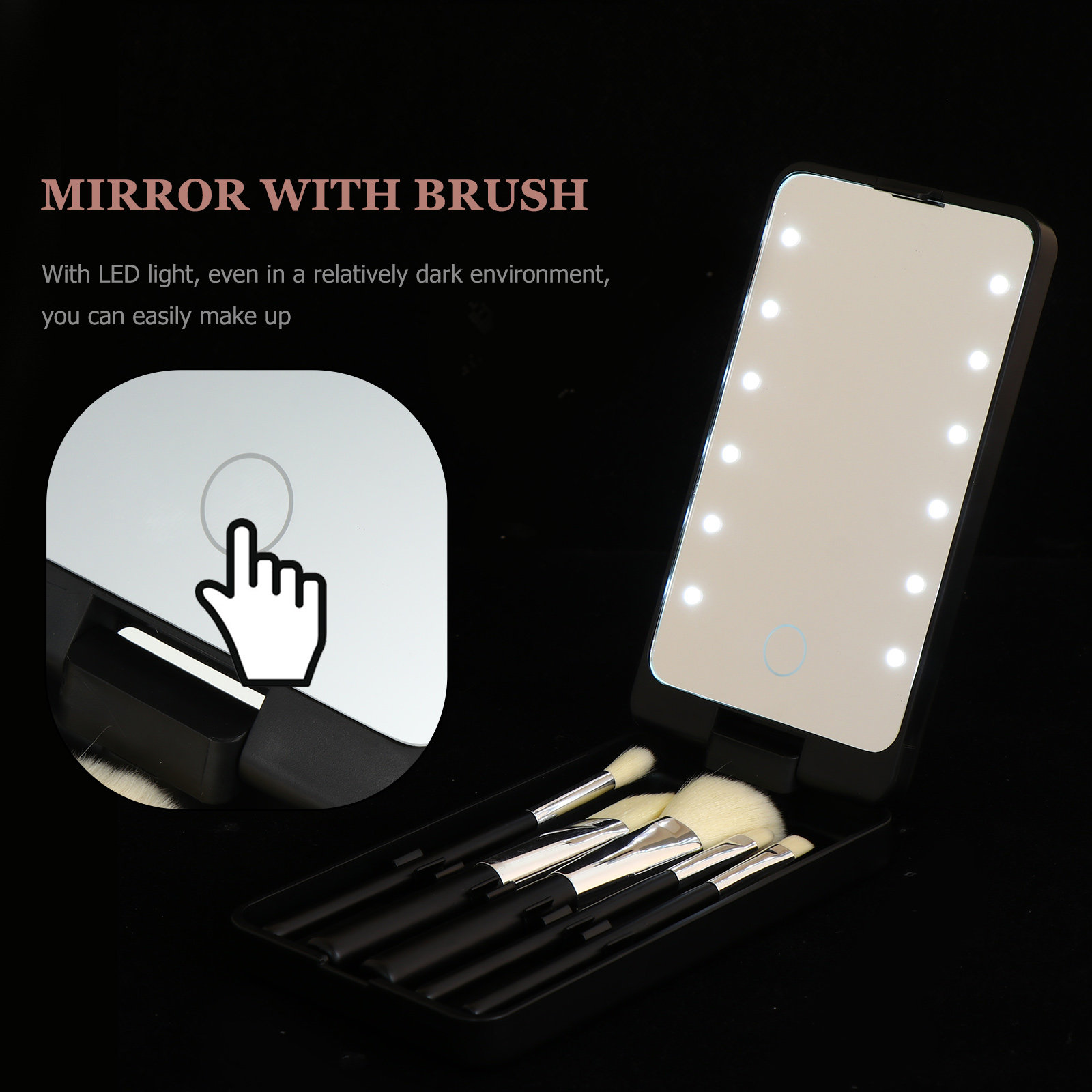 Conjunto de 5 Espelhos de Maqu - Beauty Makeup Vanity Set avaliação e preço